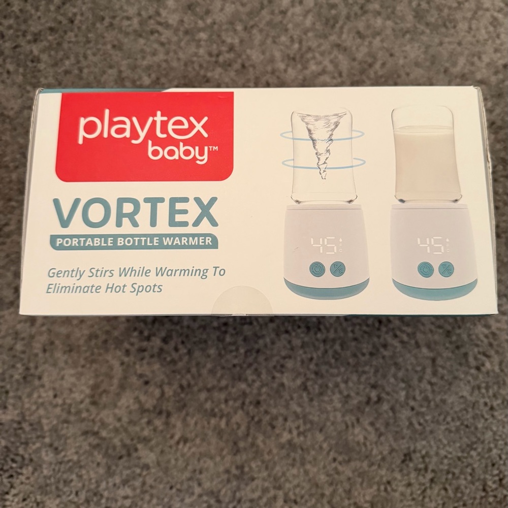 Playtex Vortex Portable Bottle Warmer - White & Teal